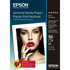 Epson A3 Archival Matte Paper 189gr, 50