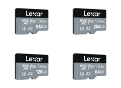Lexar Pro 1066X micro SDHC/SDXC 64-512 GB UHS-1 (SILVER) R160/W70