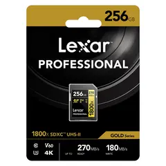 RETUR Lexar 1800X SDXC UHS-II U3 256GB 256GB (V60) R280/W210