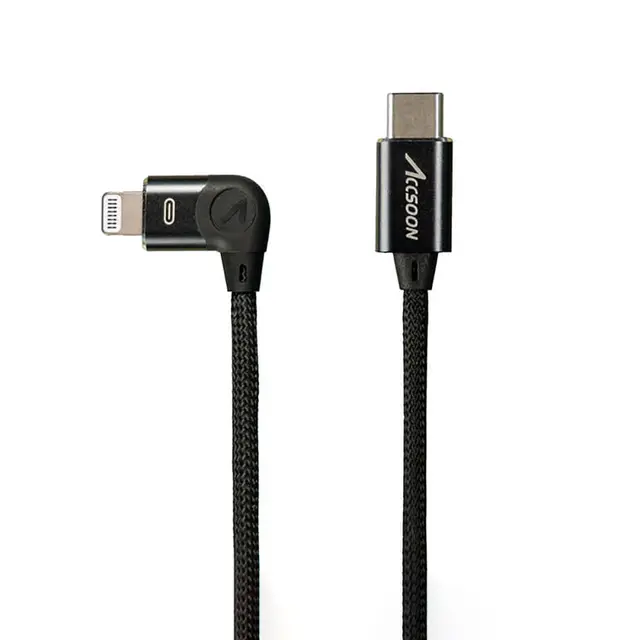 Accsoon Lightning til USB-C-kabel 30cm Til SeeMo iOS/HDMI-adapter 