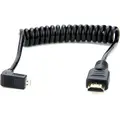 Atomos Coiled right-angle micro HDMI 1.4 30-45cm Micro HDMI til Full HDMI Kabel