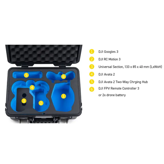 B&W Outdoor Cases Type 4000 For DJI Avata 2. Sort 