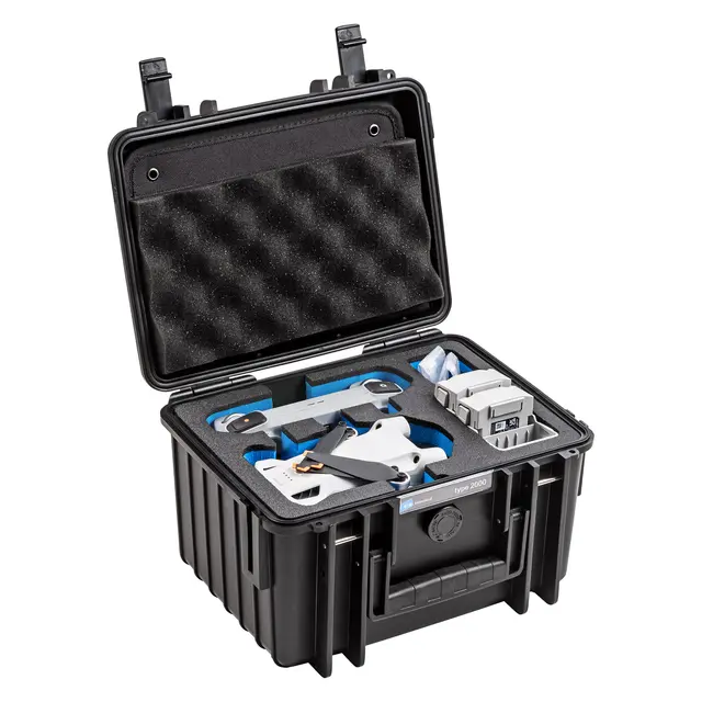 B&W Outdoor Case Type 2000 Sort For DJI Mini3 PRO, DJI RC-N1,  DJI RC 