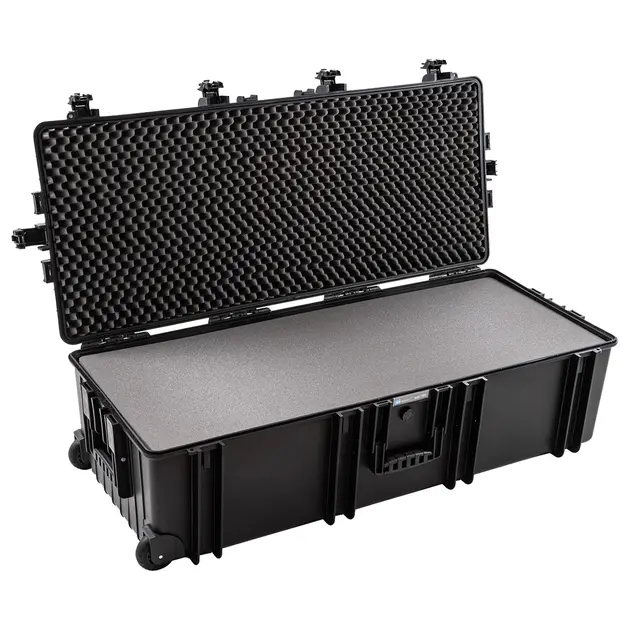 B&W Outdoor Case Type 7300 With Foam Insert, Black 