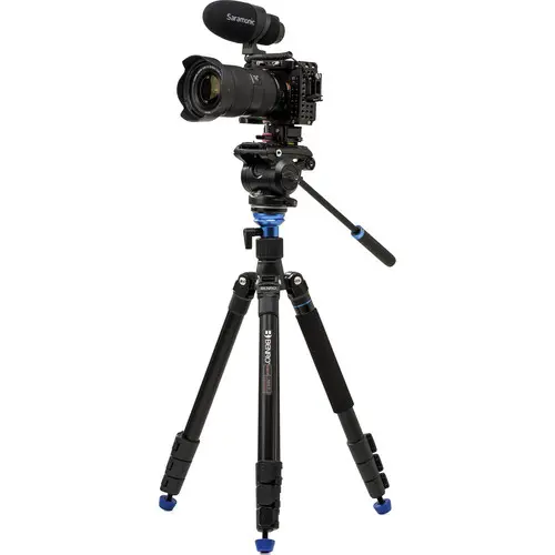 Benro A2883F Alu Video Kit with Leveling Column and S4PRO Head 