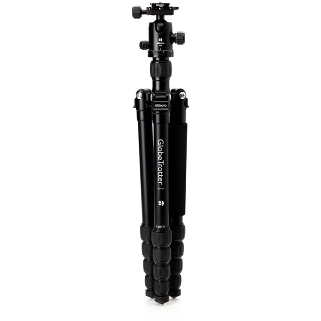 Benro MeFOTO GlobeTrotter Tripod Black Aluminum Travel Tripod Kit 