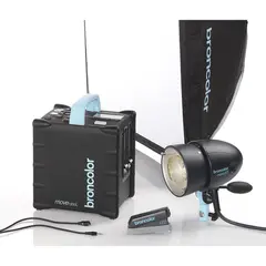 Broncolor Move 1200 L Outdoor kit 1 med 1 stk MobiLED hode i flott ryggsekk