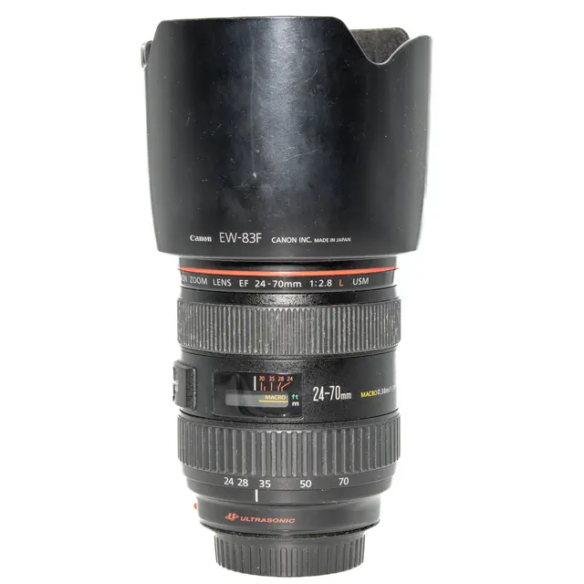 BRUKT Canon EF 24-70mm f/2.8 L USM Tilstand: 3 | Canon EF 