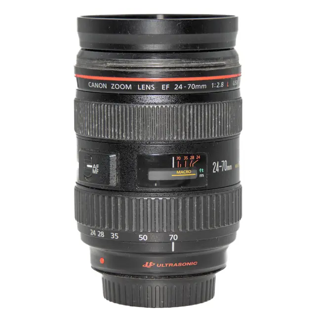 BRUKT Canon EF 24-70mm f/2.8 L USM Tilstand: 3 | Canon EF 