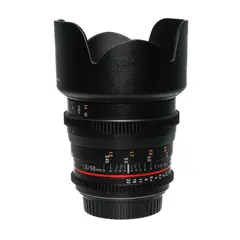 BRUKT Rokinon VDSLR 50mm T1.5 Tilstand: 3 | Canon EF