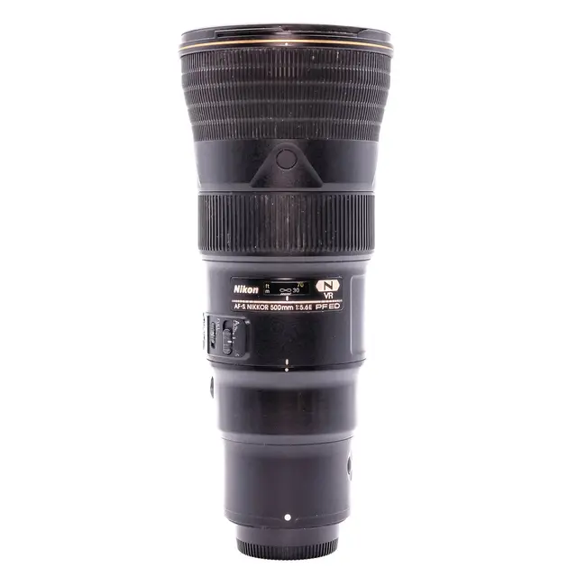 BRUKT Nikon AF-S 500mm f/5.6 E PF ED VR Bruktsalg-Tilstand: 3 