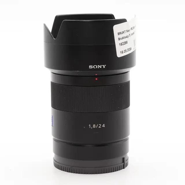 BRUKT Sony FE 24mm f/1.8 ZA Bruktsalg-Tilstand: 3 