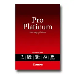 Canon PT-101 Photo Paper Pro Platinum 300g A3 20stk