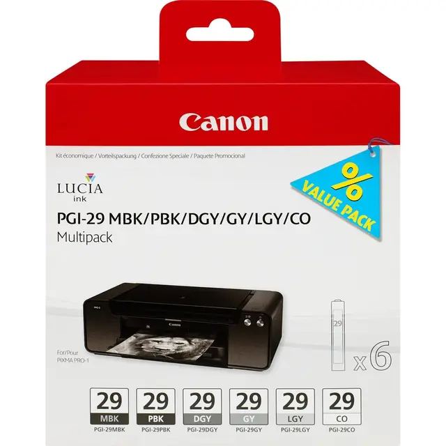 Canon PGI-29 blekk multipakke Til Pixma Pro-1 