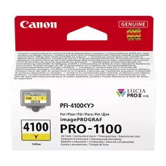 Canon Ink PFI-4100 Yellow For imagePROGRAF PRO-1100