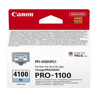 Canon Ink PFI-4100 Photo Cyan For imagePROGRAF PRO-1100