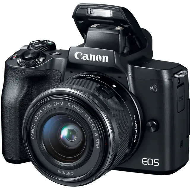 Canon EOS M50 Sort Kit m/15-45mm 