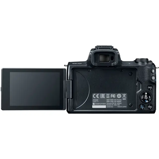 Canon EOS M50 Sort Kit m/15-45mm 