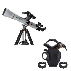 Celestron StarSense Explorer LT70AZ + Celestron NexYZ 3 Mobiltelefonadapter