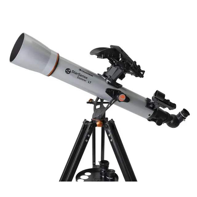 Celestron StarSense Explorer LT70AZ + Celestron NexYZ 3 Mobiltelefonadapter 