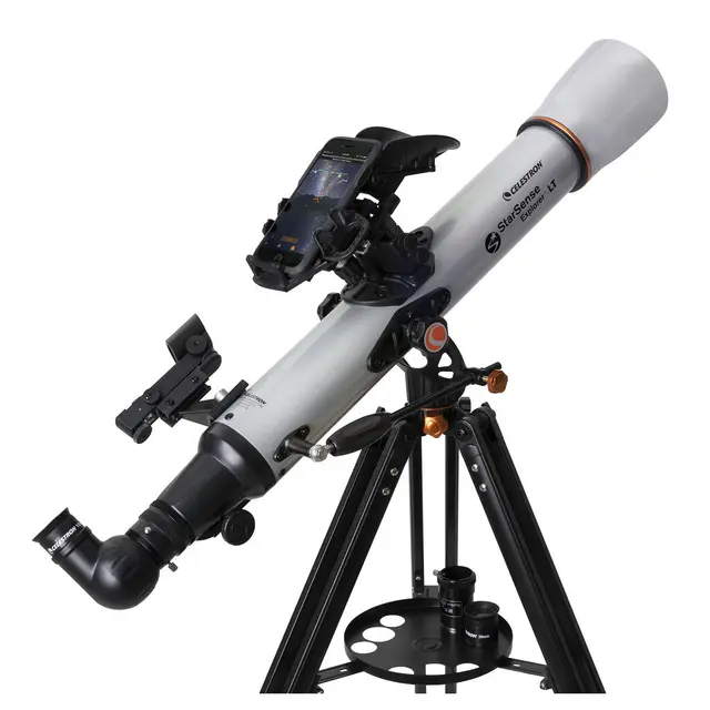 Celestron StarSense Explorer LT70AZ + Celestron NexYZ 3 Mobiltelefonadapter 