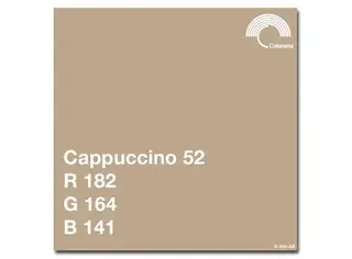 Colorama Bakgrunnspapir 0152 Cappuccino 2,72  x 11 meter