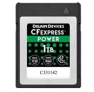 Delkin CFexpress Power DCFX1-1TB R1730/W1540