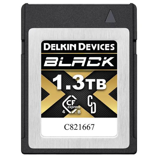 Delkin CFexpress Black 4.0 1.3TB Type B 1.3TB. R3530/W3250 