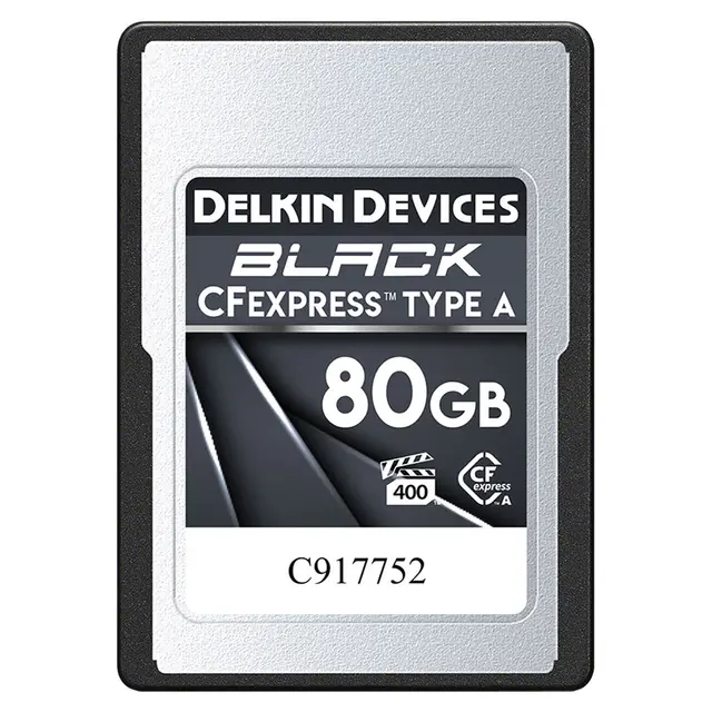 Delkin CFexpress Black VPG400 80GB R880/W730 -  Type A 