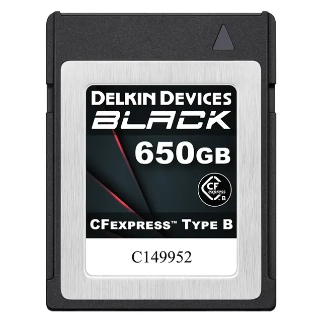 Delkin CFexpress Black (G3) 650GB R1725/W1530 