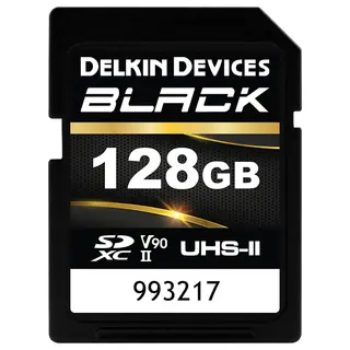 Delkin SDXC Black Rugged UHS-II 128GB 128GB. R300/W250 (V90)