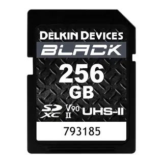 Delkin SD Black Rugged UHS-II V90 256GB R300/W250 48 timers bytte