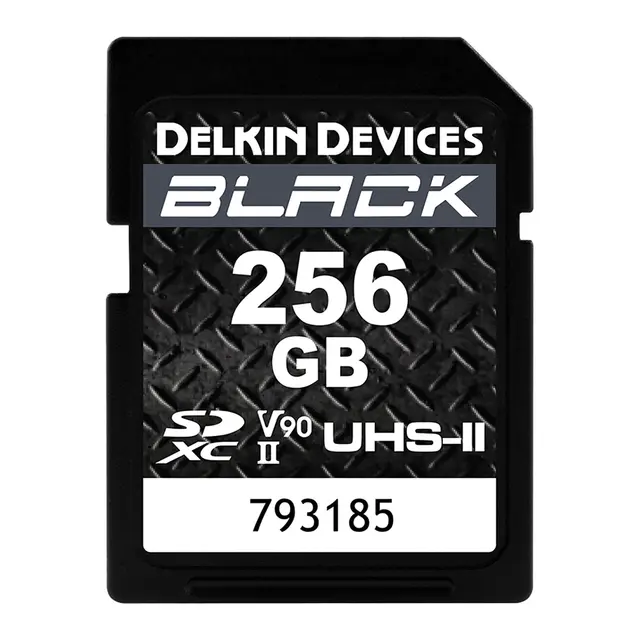 Delkin SD Black Rugged UHS-II V90 256GB 256GB R300/W250 