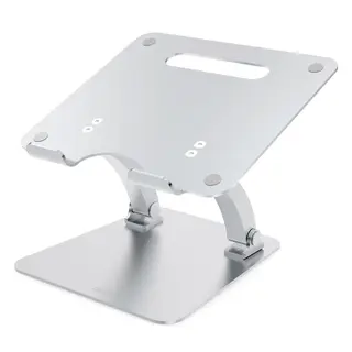 DESIRE2 Laptopstativ Dual Pivot Riser Justerbar Aluminium S&#248;lv