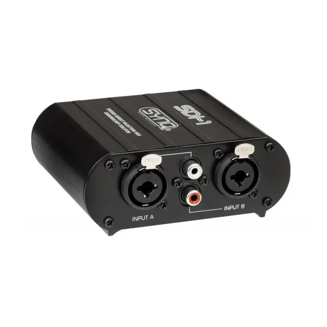 Synq SDI-1 Stereo DI-boks Ubalansert til balansert audio signal 