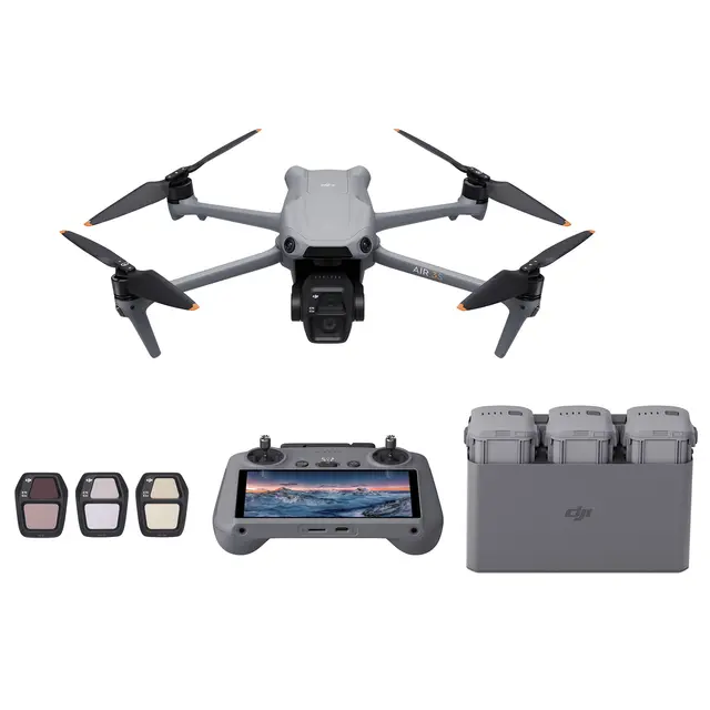 DJI Air 3S Fly More Combo Med RC 2 Fjernkontroll 