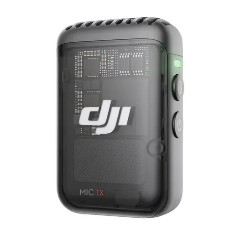 DJI Mic 2 Transmitter (1TX Shadow Black) 1 Mikrofon/Sender. Sort