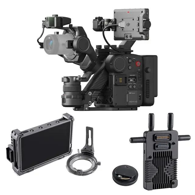 DJI Ronin 4D 4-Axis Cine Camera 6K + Transmitter, Mount, Monitor 