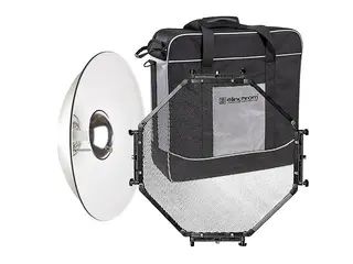 Elinchrom White Beauty Dish 44cm 55&#176; kit Inkl. raster + veske. Hvit Mini Soft