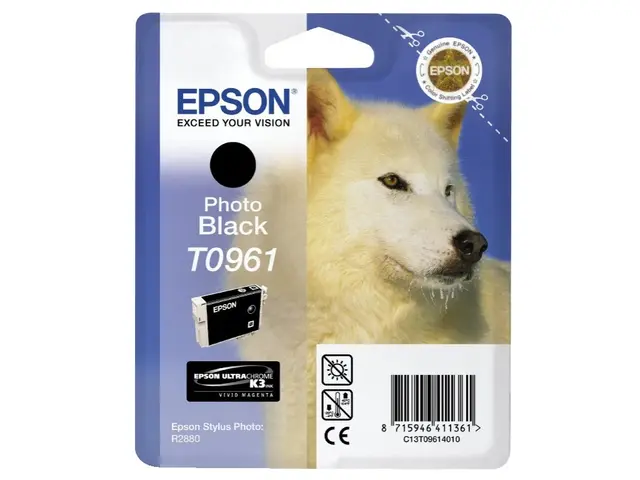 Epson T0961 Photo Black 11,4ml SP R2880 Foto Sort blekkpatron 