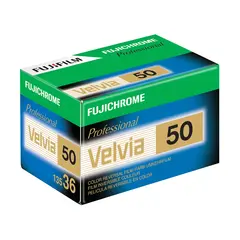 Fujifilm Fujichrome Velvia RVP 50 135/36 1pk. Positiv fargefilm. ISO 50