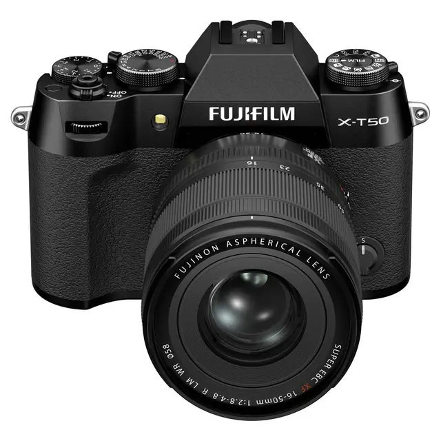 Fujifilm X-T50 m/16-50mm f/2.8-4.8 R LM Sort. 40.2 MP. APS-C. X-Processor 5 