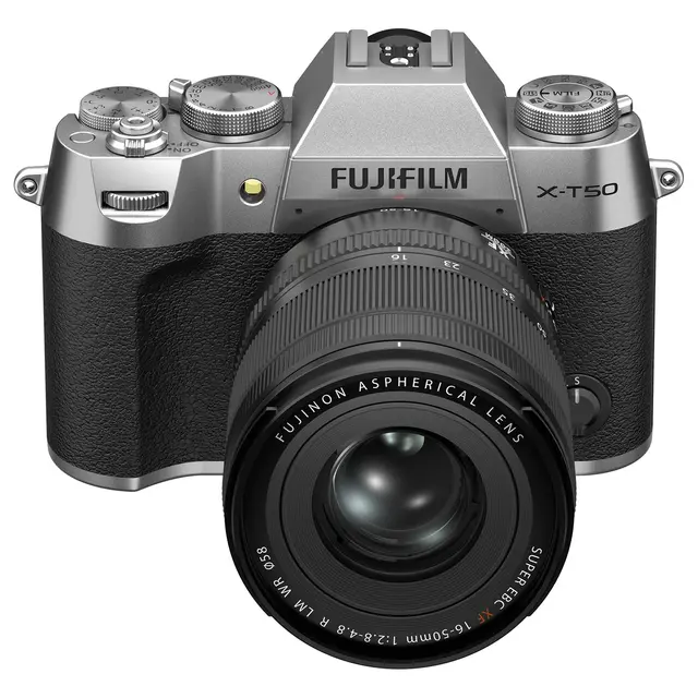 Fujifilm X-T50 m/16-50mm f/2.8-4.8 R LM Sølv. 40.2 MP. APS-C. X-Processor 5 