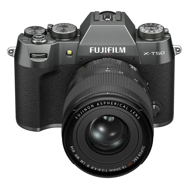 Fujifilm X-T50 m/16-50mm f/2.8-4.8 R LM Charcoal. 40.2 MP. APS-C. X-Processor 5 
