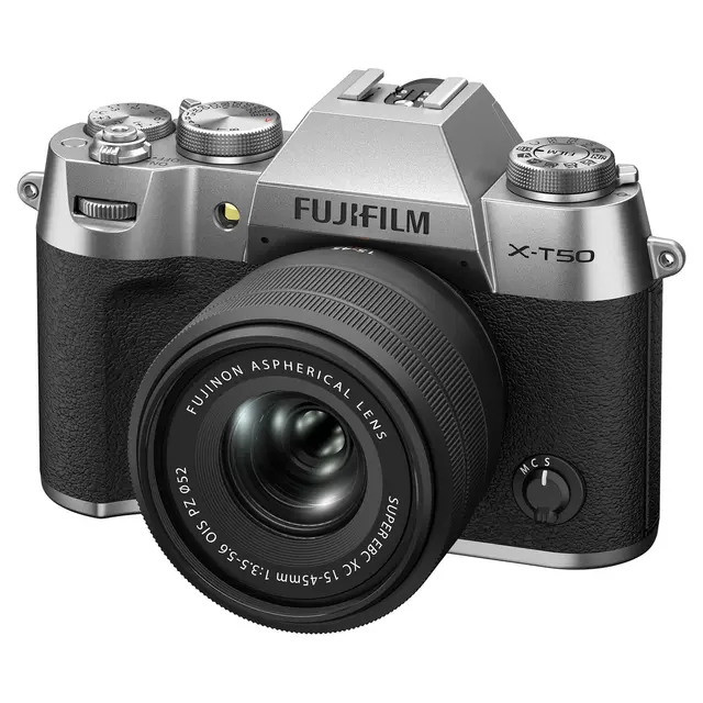 Fujifilm X-T50 m/XC15-45mm f/3.5-5.6 OIS Sølv. 40.2 MP. APS-C. X-Processor 5 