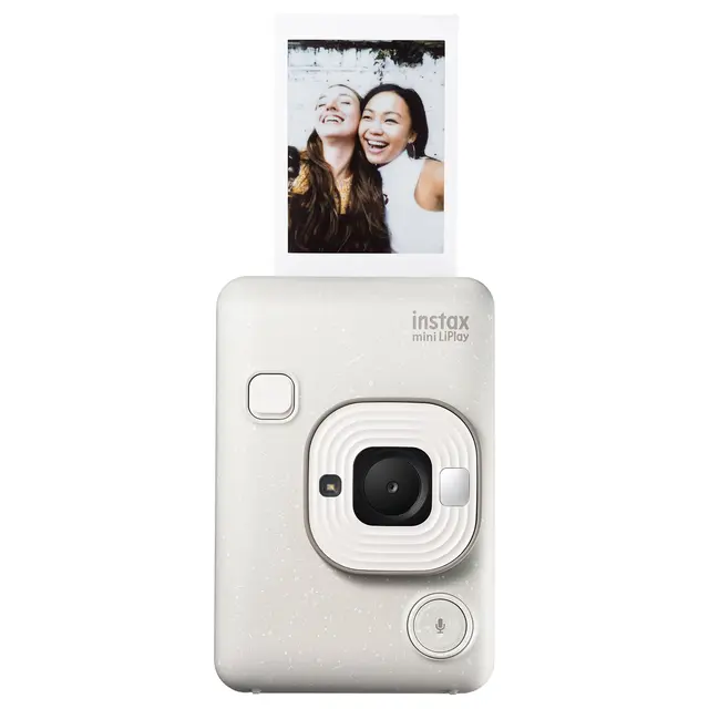 Fujifilm Instax Mini LiPlay Misty White Hybrid Instant Camera 