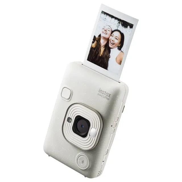 Fujifilm Instax Mini LiPlay Misty White Hybrid Instant Camera 