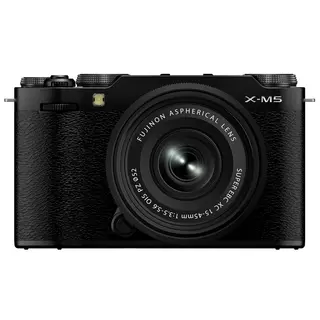 Fujifilm X-M5 Kit m/XF15-45mm f/3.5-5.6 Sort. 26.1 MP. APS-C. X-Processor 5