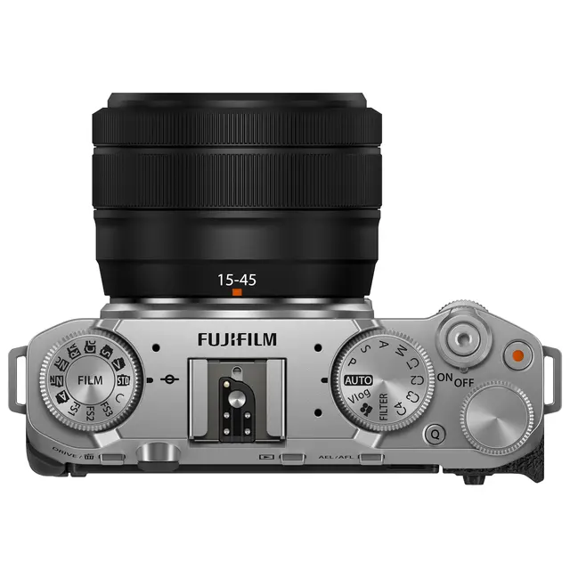 Fujifilm X-M5 Kit m/XF15-45mm f/3.5-5.6 Sølv. 26.1 MP. APS-C. X-Processor 5 