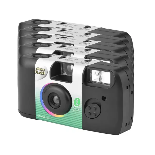 Fujifilm QuickSnap Flash Festpakke 5 5 stk engangskameraer 